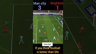 Manchester city vs Brighton premierleague highlights [upl. by Ochs]