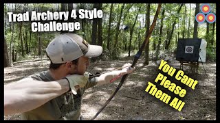 Traditional Archery Challenge 4 Different Ways to Shoot a Bow [upl. by Dulciana]