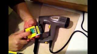 Stanley electric staplerbrad nailer [upl. by Nyrroc116]