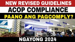 ✅Bagong SSS ACOP Compliance Paano at Saan Isusubmit ang mga RequirementsAlamin [upl. by Nerraf665]