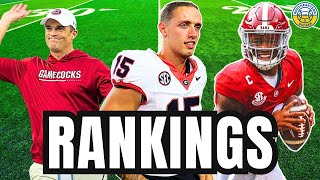 SEC Football Power Rankings Week 13 Edition [upl. by Bouchier]