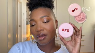 ONESIZE ULTIMATE BLURRING SETTING POWDER  ULTRA PINK  FIRST IMPRESSIONS [upl. by Moclam]