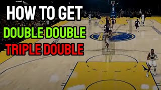 How to get a Doubledouble  Tripledouble in NBA 2k25 NBA 2k24 [upl. by Eanert]