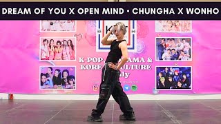 Persona • DREAM OF YOU X OPEN MIND  CHUNGHA x WONHO Nerd Show 2024 ITALY [upl. by Storfer238]