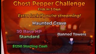 Haunted grave ghost pepper  Arena tower defense [upl. by Amick]