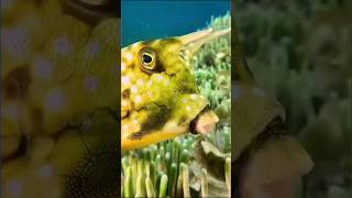 Fish  longhorn cow fish  fresh water fish  marine life  aquarium  colorful fish  shorts [upl. by Nyltiac]