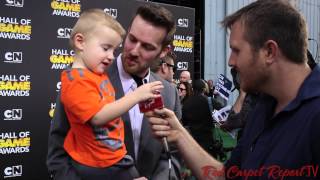 Trick Shot Titus at the 4th Annual HallOfGame Awards Red Carpet [upl. by Germann]