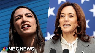 AOC endorses Harris as Democratic nominee [upl. by Randene]