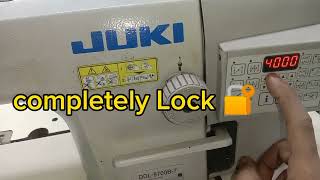 Juki 8700b7 Speed Setting How to Speed Lock amp Unlock Juki DDL8700B7juki 8700speed kaise badhaye [upl. by Chute824]