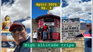 Spiti 2024 Ep 4  High altitude trips keymonastery langza langzabuddha komic hikkim spiti [upl. by Vernier]