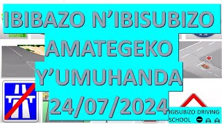 a 🚨🚨🚨♨️♨️Le 24072024 IBIBAZO NIBISUBIZOAMATEGEKO YUMUHANDA 🚋TSINDIRA PROVISOIRE BYOROSHYE🚨🚨🚨 [upl. by Linetta]