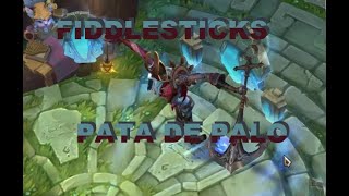 🥢FIDDLESTICKS PATA DE PALO skin lol interacciones 2020 CASTELLANO league of legends🥢 [upl. by Alit]