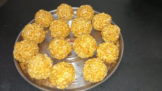 मुरमुरे के लड्डू की रेसीपी  murmured ke laddu ki recipe  Magical swad [upl. by Ribaj]