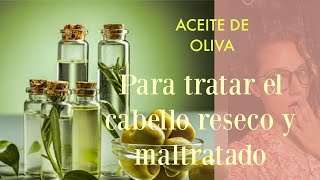 Aceite de Oliva para el Pelo Seco y Maltratado [upl. by Kcerb]