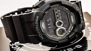 Casio GSHOCK GD1001B REVIEW  How To Set Time  LIGHT DISPLAY [upl. by Netsua]