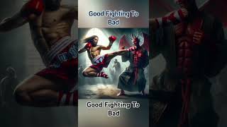 Good Fighting To Bad goodvsbad jesusvsdevil [upl. by Ahseenyt]