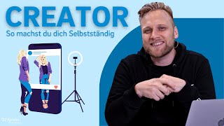 Gewerbe anmelden als Influencer YouTuber und Content Creator  SELBSTSTÄNDIG machen [upl. by Nyleahs]