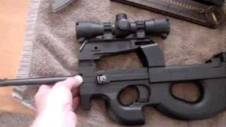 FN P90 Replica Utilizing Ruger 1022 4 [upl. by Akel620]