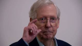 Mitch McConnell appears to freeze a 2nd time during news conference [upl. by Gusella]