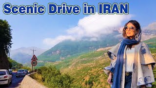 Driving Winding Road through Alborz Mountain Ranges  Northern Iran Drive Tour  IRAN Mountain Roads [upl. by Akyeluz]