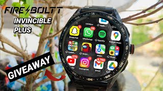 Fire⚡️boltt Invincible Plus Smartwatch Review🔥  Best Premium Segment Smart Watch Under 4000 💯 [upl. by Brosine]