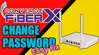 CONVERGE FIBERX  Easy Steps How To Change Internet Name and Password [upl. by Boigie]