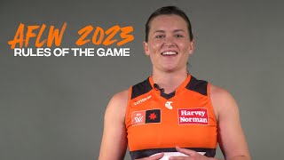 AFLW 2023 Rules of the Game [upl. by Rratsal]