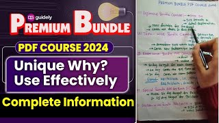 Guidely Premium Bundle Pdf Course 2024  How to Use it Effectively  Why this is Unique [upl. by Suryt]