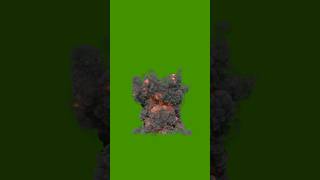 Bomb Explosion Green Screen Video vfx greenscreen shorts [upl. by Idonah]