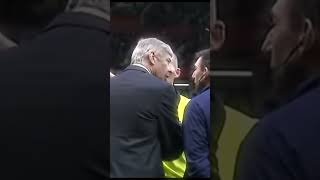 Arsene Wenger Coldest moment Old Trafford englandfootball shorts football [upl. by Eissirk]