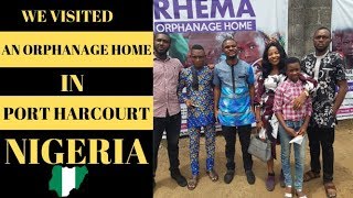 VISIT TO AN ORPHANAGE HOME IN PORT HARCOURTNIGERIANIGERIA VLOG [upl. by Adnarym]