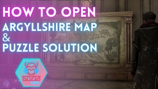 Argyllshire Map Hogwarts Legacy  How to open the map and solve the moth puzzle inside [upl. by Aihsikal]