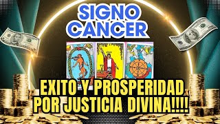 SIGNO CANCER ♋DECISION MONETARIA A TU FAVOR🤑💰LA JUSTICIA LLEGA PARA TI Y TE ENTREGA TU GRAN COSECHA🤑 [upl. by Florella439]