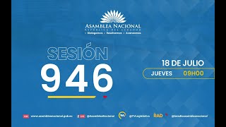 Sesión Nº 946 del Pleno de la Asamblea Nacional [upl. by Meldon]