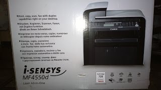 Canon iSENSYS MF4550d обзор работы [upl. by Ahras]