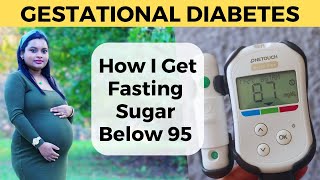 How To Control Fasting Blood Sugar In Gestational Diabetes [upl. by Gaudette192]