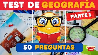 Test de GEOGRAFÍA Parte 1 🤓 ¿cuánto sabes del mundo que nos rodea  CulturaTops [upl. by Dombrowski]