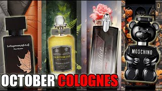 🌙🍂 Top 20 OCTOBER FRAGRANCES for FALL 2023  MASCULINE MENS COLOGNE  Cheap Designer Niche GEMS [upl. by Nivar]