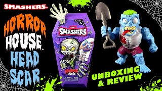 Zuru ® Smashers  Horror House  Blauer Zombie Head Scar  Unboxing amp Review  WOW [upl. by Ahsenyl]