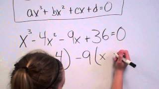 Solving Cubic Equations factoring [upl. by Finstad344]