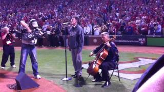 World Series Game 4 National Anthem [upl. by Coit2]