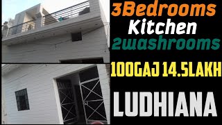 3Bedrooms House Sale 145Lakh in Ludhiana  Your Dream House [upl. by Macintyre]