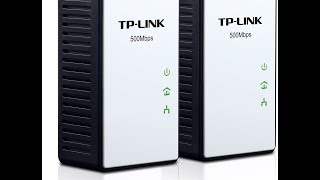 TPLINK AV500 Powerline kit setup and speedtest [upl. by Scriven]