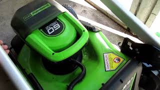 Greenworks Pro 60V 21 Inch Brushless Self Propelled Lawn Mower 40Ah Battery Review [upl. by Enyamrahc]