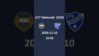 U17 Nationell Tellus  Vänersborg [upl. by Aicilehp]