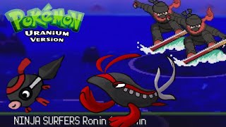 Facing Off Against Surf Ninjas l Pokémon Uranium [upl. by Atolrac]