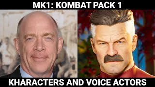 MK1 Kombat Pack 1  Kharacters and Voice Actors w Face Models [upl. by Madelyn207]