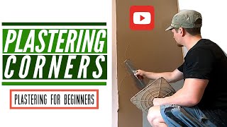 How To Plaster Corners  Corner Bead Plastering For Beginners [upl. by Frederica105]