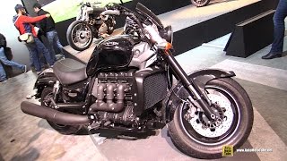 2015 Triumph Rocket X 2300cc 10th Anniversary Edition  Walkaround  2014 EICMA Milano [upl. by Natlus]