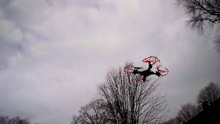 Quadrone Scarab Drone Review  Outdoor Flight [upl. by Noryd402]